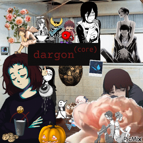 picMix collage of random gifs depicting the author